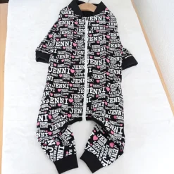 Dog Cat Jumpsuit Fashion Cute Winter Soft Washable Comfortable Indoor Casual Daily Dog Clothing for Husky Labrador Alaskan Malamute Golden Retriever Border Collie