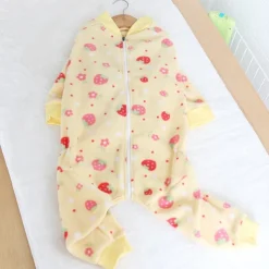 Dog Cat Jumpsuit Pajamas Fashion Cute Winter Soft Washable Comfortable Indoor Casual Daily Dog Clothing for Husky Labrador Alaskan Malamute Golden Retriever Border Collie