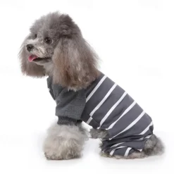 Dog Cat Pajamas Cute Casual Winter Waterproof Breathable Soft Washable Comfortable Casual Daily Dog Clothing for Bichon Frise Pomeranian Baby Pet Papillon Small