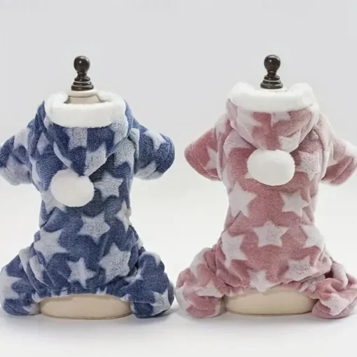 Dog Cat Pajamas Cute Casual Winter Breathable Soft Washable Comfortable Outdoor Casual Daily Dog Clothing for Bichon Frise Pomeranian Baby Pet Papillon Small