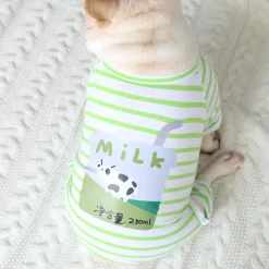 Dog Cat Pajamas Fashion Cute Winter Soft Washable Comfortable Indoor Casual Daily Dog Clothing for Bichon Frise Poodle Pomeranian Baby Pet Papillon