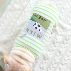 Dog Cat Pajamas Fashion Cute Winter Soft Washable Comfortable Indoor Casual Daily Dog Clothing for Bichon Frise Poodle Pomeranian Baby Pet Papillon