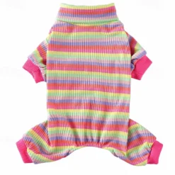 Dog Cat Pajamas Fashion Casual Winter Waterproof Breathable Soft Washable Comfortable Casual Daily Dog Clothing for Bichon Frise Pomeranian Baby Pet Papillon Small