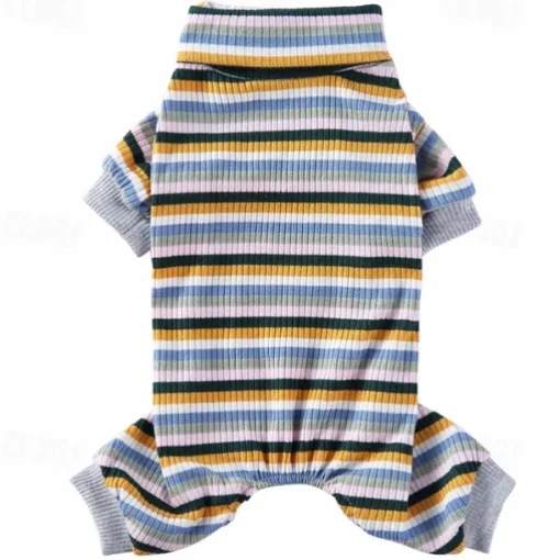 Dog Cat Pajamas Fashion Casual Winter Waterproof Breathable Soft Washable Comfortable Casual Daily Dog Clothing for Bichon Frise Pomeranian Baby Pet Papillon Small