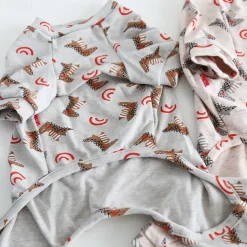 Dog Cat Pajamas Fashion Cute Winter Soft Washable Comfortable Indoor Casual Daily Dog Clothing for Bichon Frise Poodle Pomeranian Baby Pet Papillon