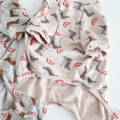 Dog Cat Pajamas Fashion Cute Winter Soft Washable Comfortable Indoor Casual Daily Dog Clothing for Bichon Frise Poodle Pomeranian Baby Pet Papillon