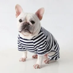 Dog Cat Pajamas Fashion Cute Winter Soft Washable Comfortable Indoor Casual Daily Dog Clothing for Bichon Frise Poodle Pomeranian Baby Pet Papillon