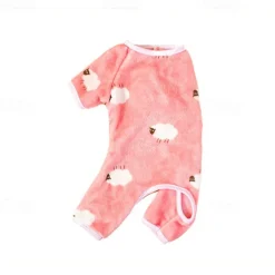 Dog Cat Pajamas Fashion Casual Winter Waterproof Breathable Soft Washable Comfortable Casual Daily Dog Clothing for Bichon Frise Pomeranian Baby Pet Papillon Small