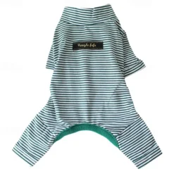 Dog Cat Pajamas Fashion Cute Winter Soft Washable Comfortable Outdoor Casual Daily Dog Clothing for Bichon Frise Poodle Pomeranian Baby Pet Papillon