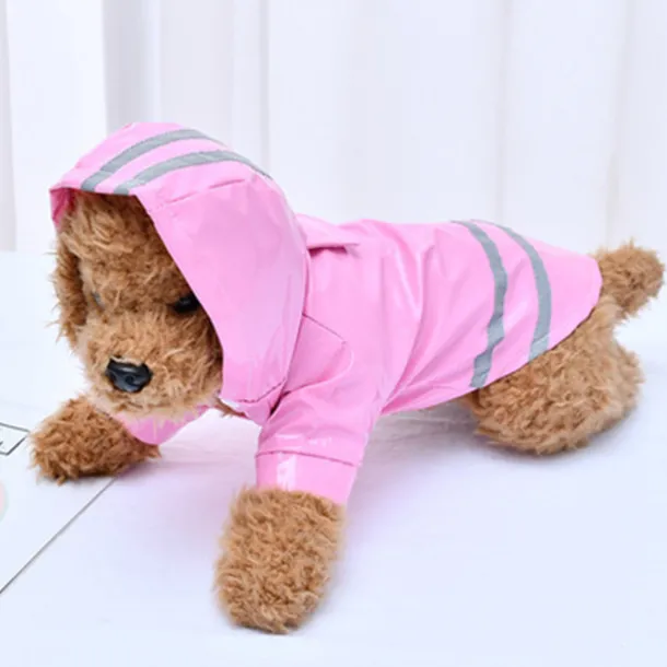 Dog Cat Pets Hoodie Rain Coat Puppy Clothes Rain Jacket Sports & Outdoors Waterproof Waterproof Outdoor Dog Clothing for Dalmatian Japanese Spitz Corgi Beagle Shiba Inu