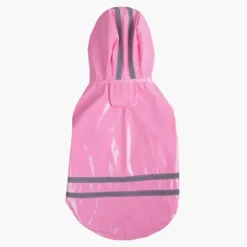 Dog Cat Rain Coat Jacket Raincoat Reflective Band Puppy Clothes Fashion Waterproof Windproof Trendy Reflective Waterproof Outdoor Dog Clothing