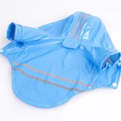 Dog Cat Rain Coat Jacket Raincoat Reflective Band Puppy Clothes Fashion Waterproof Windproof Trendy Reflective Waterproof Outdoor Dog Clothing