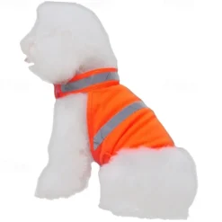 Dog Cat Rain Coat Rain Jacket Fashion Casual Winter Reflective Adjustable Waterproof Breathable Soft Christmas Outdoor Casual Daily Dog Clothing for Bichon Frise Pomeranian Baby Pet Papillon Small