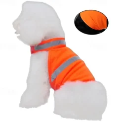 Dog Cat Rain Coat Rain Jacket Fashion Casual Winter Reflective Adjustable Waterproof Breathable Soft Christmas Outdoor Casual Daily Dog Clothing for Bichon Frise Pomeranian Baby Pet Papillon Small