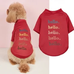 Dog Cat Shirt / T-Shirt Cute Casual Winter Breathable Soft Washable Comfortable Outdoor Casual Daily Dog Clothing for Bichon Frise Pomeranian Baby Pet Papillon Small