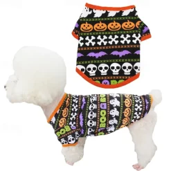 Dog Cat Shirt / T-Shirt Fashion Cute Winter Breathable Soft Washable Comfortable Outdoor Casual Daily Dog Clothing for Bichon Frise Pomeranian Baby Pet Papillon Small