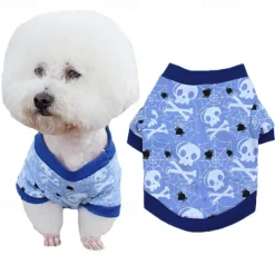 Dog Cat Shirt / T-Shirt Fashion Cute Winter Breathable Soft Washable Comfortable Outdoor Casual Daily Dog Clothing for Bichon Frise Pomeranian Baby Pet Papillon Small
