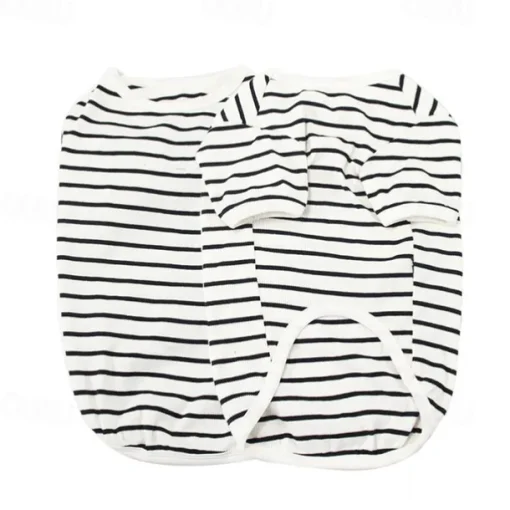 Dog Cat Shirt / T-Shirt Fashion Casual Breathable Soft Washable Comfortable Outdoor Casual Daily Dog Clothing for Bichon Frise Pomeranian Baby Pet Papillon Small