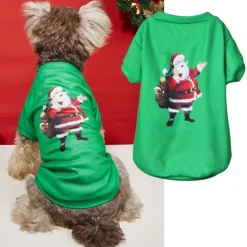 Dog Cat Shirt / T-Shirt Fashion Party Winter Waterproof Breathable Soft Washable Comfortable Christmas Party Casual Daily Festival Dog Clothing for Bichon Frise Pomeranian Baby Pet Papillon Small