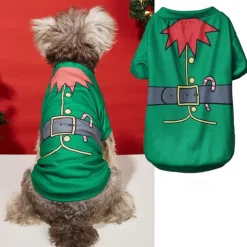 Dog Cat Shirt / T-Shirt Fashion Party Winter Waterproof Breathable Soft Washable Comfortable Christmas Party Casual Daily Festival Dog Clothing for Bichon Frise Pomeranian Baby Pet Papillon Small