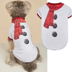 Dog Cat Shirt / T-Shirt Fashion Party Winter Waterproof Breathable Soft Washable Comfortable Christmas Party Casual Daily Festival Dog Clothing for Bichon Frise Pomeranian Baby Pet Papillon Small