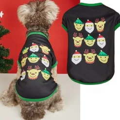 Dog Cat Shirt / T-Shirt Fashion Party Winter Waterproof Breathable Soft Washable Comfortable Christmas Party Casual Daily Festival Dog Clothing for Bichon Frise Pomeranian Baby Pet Papillon Small