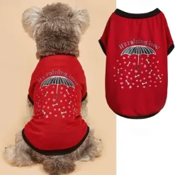 Dog Cat Shirt / T-Shirt Fashion Party Winter Waterproof Breathable Soft Washable Comfortable Christmas Party Casual Daily Festival Dog Clothing for Bichon Frise Pomeranian Baby Pet Papillon Small