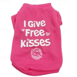 Dog Cat Shirt / T-Shirt Fashion Casual Breathable Soft Washable Comfortable Outdoor Casual Daily Dog Clothing for Bichon Frise Pomeranian Baby Pet Papillon Small