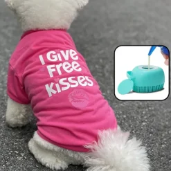 Dog Cat Shirt / T-Shirt Fashion Cute Waterproof Breathable Soft Washable Comfortable Outdoor Casual Daily Dog Clothing for Bichon Frise Pomeranian Baby Pet Papillon Small