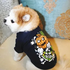 Dog Cat Shirt / T-Shirt Fashion Cool Waterproof Breathable Soft Washable Comfortable Outdoor Halloween Casual Daily Dog Clothing for Bichon Frise Pomeranian Baby Pet Papillon Small