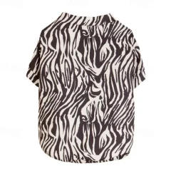 Dog Cat Shirt / T-Shirt Retro Vintage Casual Winter Breathable Soft Washable Comfortable Outdoor Casual Daily Dog Clothing for Bichon Frise Pomeranian Baby Pet Papillon Small