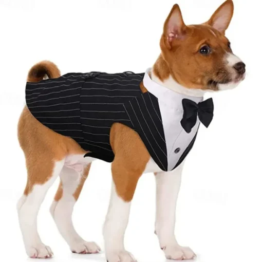 Dog Cat Suit Fashion Cute Winter Soft Washable Comfortable Wedding Outdoor Party Wedding Party Festival Dog Clothing for Bichon Frise Poodle Pomeranian Baby Pet Papillon