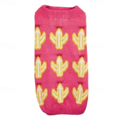 Dog Cat Sweater Jumper Cute Casual Winter Breathable Soft Washable Comfortable Outdoor Casual Daily Dog Clothing for Bichon Frise Pomeranian Baby Pet Papillon Small