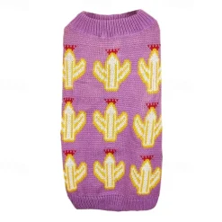 Dog Cat Sweater Jumper Cute Casual Winter Breathable Soft Washable Comfortable Outdoor Casual Daily Dog Clothing for Bichon Frise Pomeranian Baby Pet Papillon Small