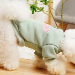 Dog Cat Sweatshirt Fashion Cute Winter Warm Soft Washable Comfortable Outdoor Sports Dog Clothing for Bichon Frise Poodle Pomeranian Baby Pet Papillon