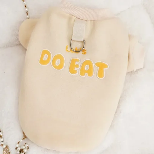 Dog Cat Sweatshirt Fashion Cute Winter Warm Soft Washable Comfortable Outdoor Sports Dog Clothing for Bichon Frise Poodle Pomeranian Baby Pet Papillon