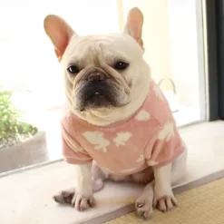 Dog Cat Sweatshirt Pajamas Fashion Cute Winter Warm Soft Washable Comfortable Outdoor Indoor Casual Daily Dog Clothing for Bichon Frise Poodle Pomeranian Baby Pet Papillon