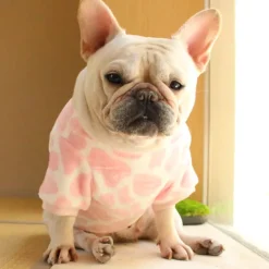 Dog Cat Sweatshirt Pajamas Fashion Cute Winter Warm Soft Washable Comfortable Outdoor Indoor Casual Daily Dog Clothing for Bichon Frise Poodle Pomeranian Baby Pet Papillon