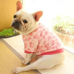 Dog Cat Sweatshirt Pajamas Fashion Cute Winter Warm Soft Washable Comfortable Outdoor Indoor Casual Daily Dog Clothing for Bichon Frise Poodle Pomeranian Baby Pet Papillon