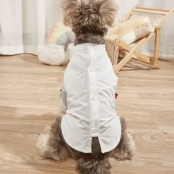 Dog Cat T-shirts Fashion Casual Winter Breathable Soft Washable Comfortable Outdoor Casual Daily Dog Clothing for Bichon Frise Pomeranian Baby Pet Papillon Small