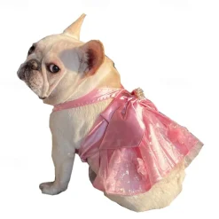 Dog Cat Tuxedo Fashion Party Winter Breathable Soft Washable Comfortable Outdoor Casual Daily Dog Clothing for Bichon Frise Pomeranian Baby Pet Papillon Small