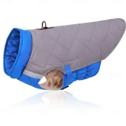 Dog Coat Jacket Parka Jacket with Harness Reflective Warm Water-Resistant Dog Clothing for Medium Large