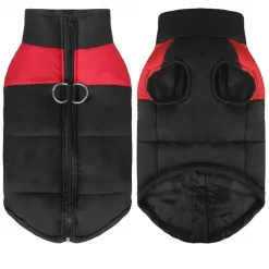 Dog Coat Jacket Parka Jacket with Harness Reflective Warm Water-Resistant Dog Clothing for Small Medium Large