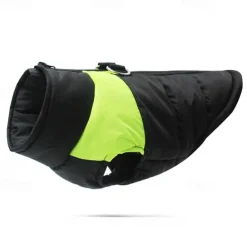 Dog Coat Jacket Parka Jacket with Harness Reflective Warm Water-Resistant Dog Clothing for Small Medium Large