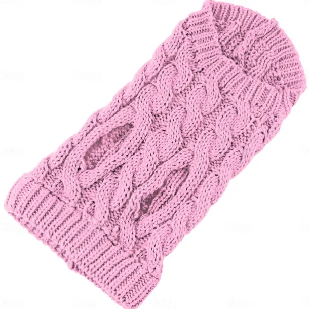 Dog Coat,Nmch Small Dog Sweaterss Knitted Pet Cat Dog Sweaters Warm Dog Sweatshirt Dog Winter Clothes Kitten Puppy Turtleneck Dog Sweaters(Blue,L)