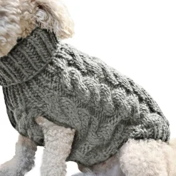 Dog Coat,Nmch Small Dog Sweaterss Knitted Pet Cat Dog Sweaters Warm Dog Sweatshirt Dog Winter Clothes Kitten Puppy Turtleneck Dog Sweaters(Blue,L)