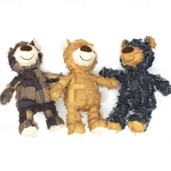 Dog Companion For Heavy Chewers,Indestructible Bear Dog Toy- Durable Squeaky Plush Toy, Unbreakable and Robust for Aggressive Chewers