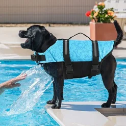 Dog Dog Life Jacket Reflective Adjustable Sports & Outdoors Safety Beach Pool Dog Clothing for Husky Golden Retriever Bichon Frise Pomeranian Small