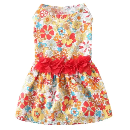 Dog Dress Dog Costume Puppy Clothes Party Sweet Style Classic Style Classic Casual Daily Summer Spring Fashion Dog Clothing