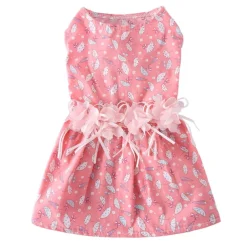 Dog Dress Dog Costume Puppy Clothes Party Sweet Style Classic Style Classic Casual Daily Summer Spring Fashion Dog Clothing